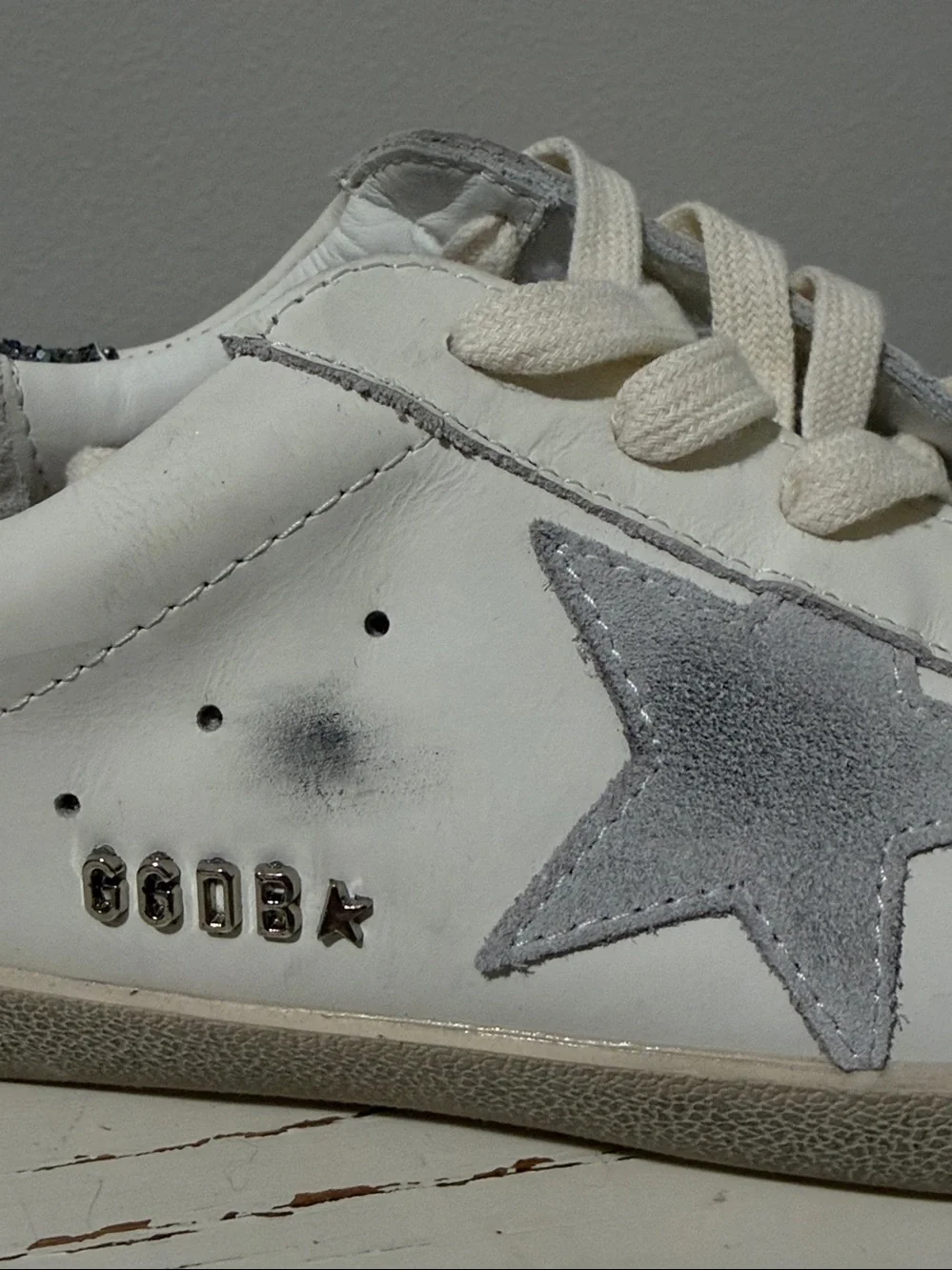 Golden Goose White Superstar Leather Sneaker size 37  Women’s